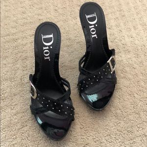 Dior woman’s heels. Black size 9. Worn 3 times.